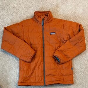 Patagonia Kids Rust Orange Nano Puffer Jacket